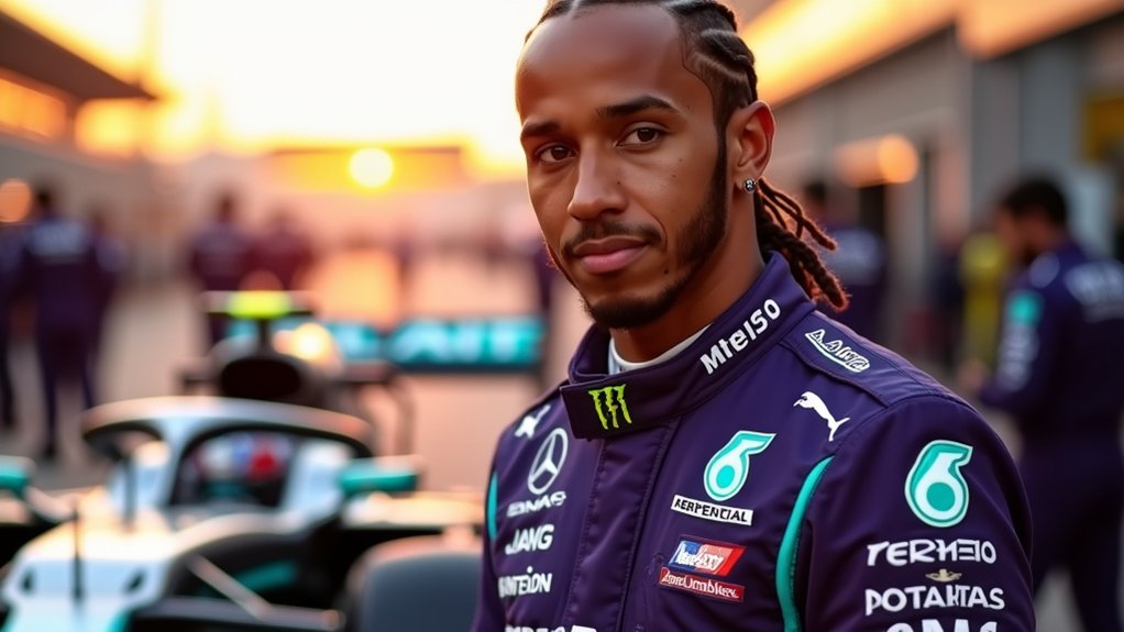legendary f1 driver hamilton
