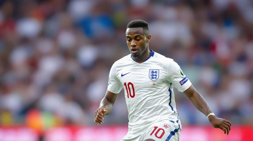 promising english football winger