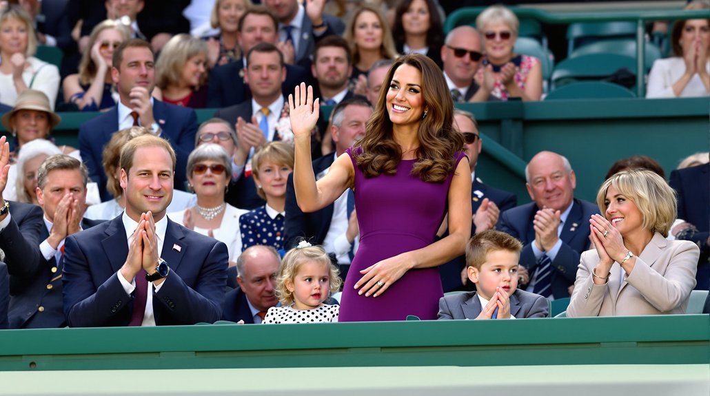 royal family s emotional wimbledon return